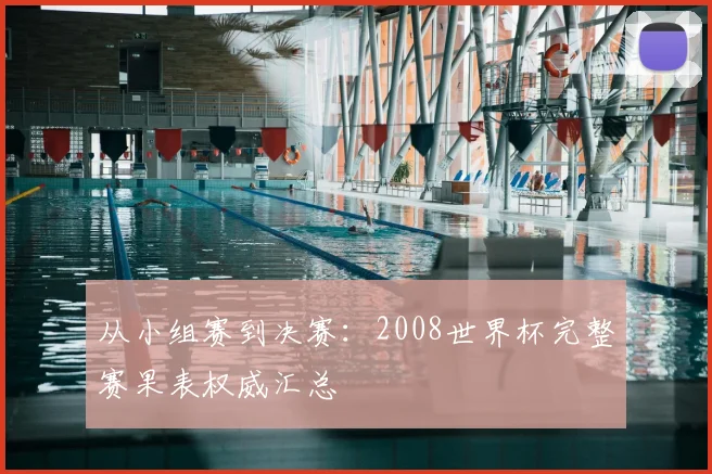 从小组赛到决赛：2008世界杯完整赛果表权威汇总